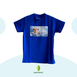 Cat Me To The Moon Blue Tshirt