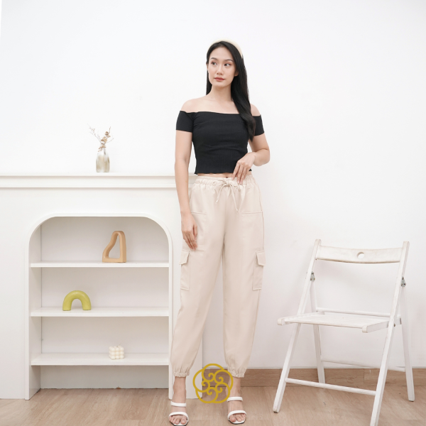 Gayatri Cargo Pants/Celana Cargo Wanita Premium - Image 2