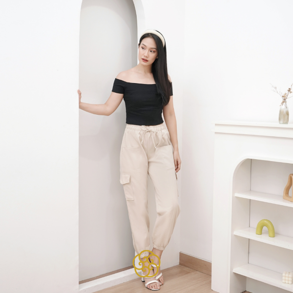 Gayatri Cargo Pants/Celana Cargo Wanita Premium - Image 5
