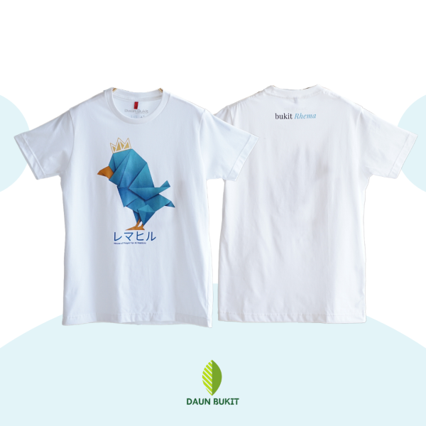 Origami Ayam Biru Tshirt - Image 6