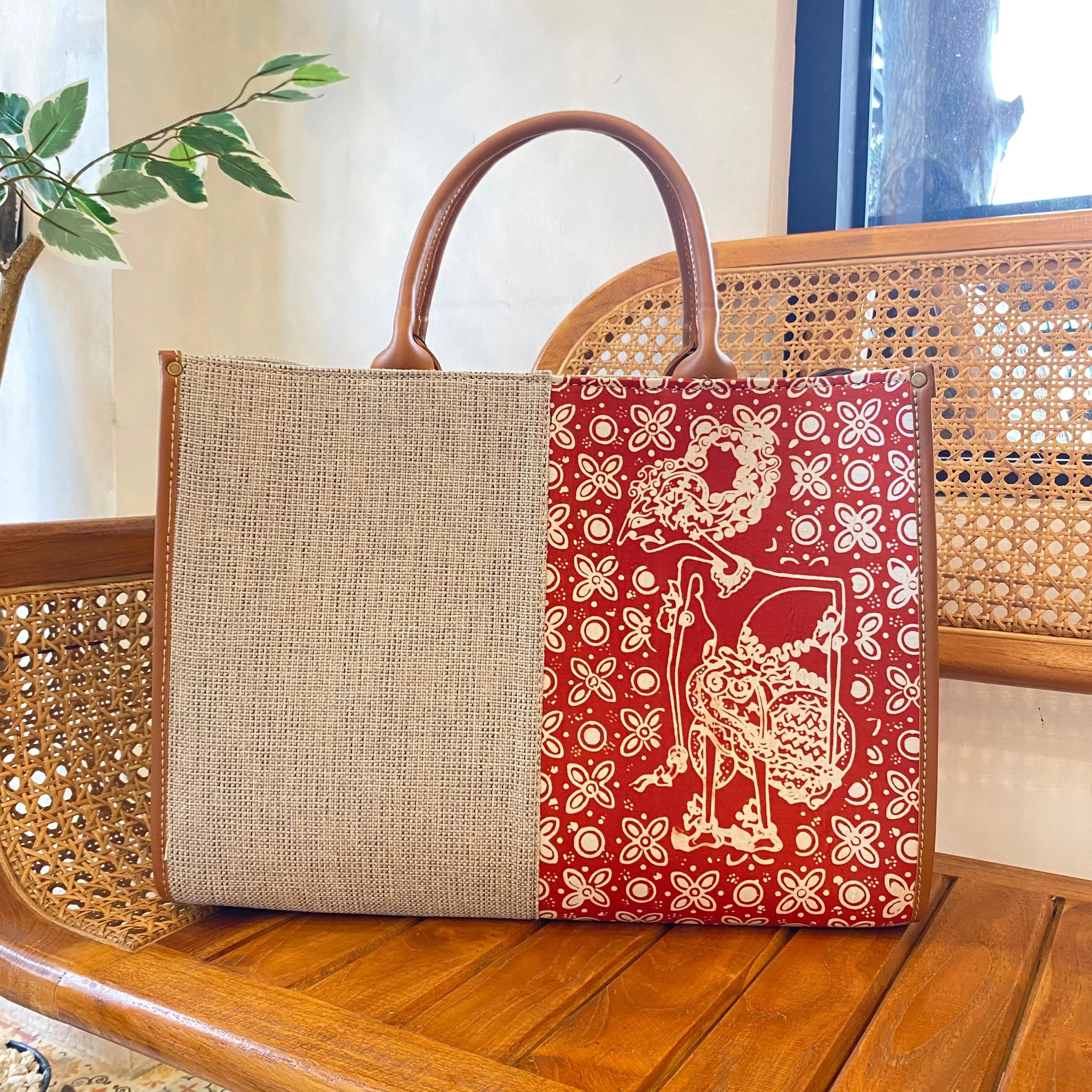 Tas Handcarry Goni Wayang 30x40 - koleksi Tas