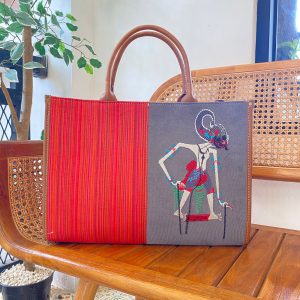 Tas Handcarry Lurik Wayang 30x40