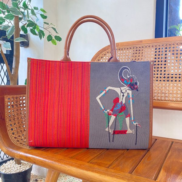 Tas Handcarry Lurik Wayang 30x40