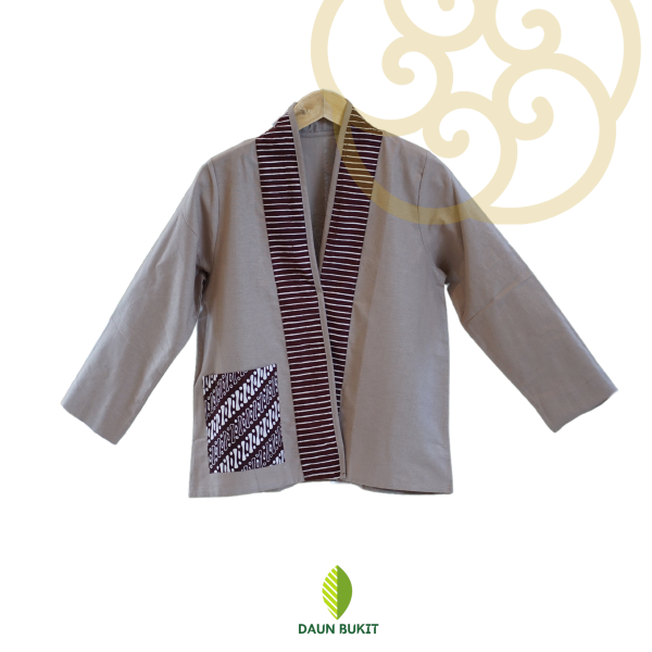 Gendhis Cardigan Kimono Outer Linen Premium - Image 7