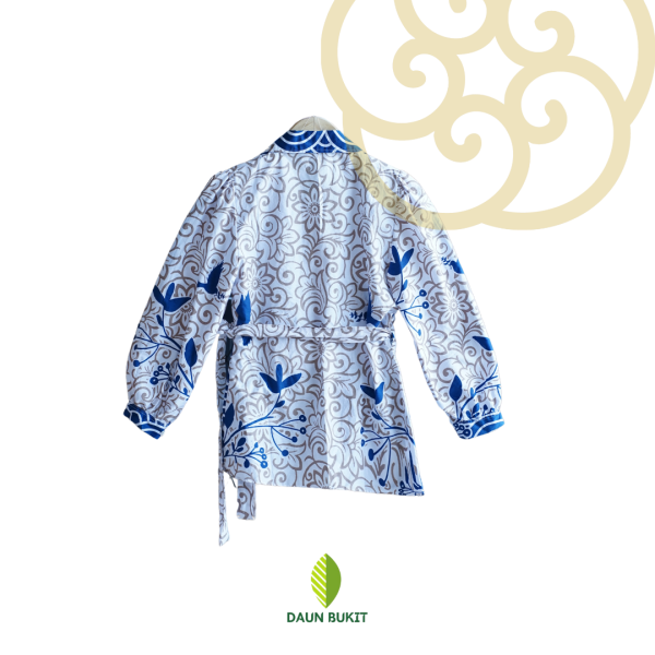 Atasan Batik Wanita Blouse Kimono Motif Batik Nue