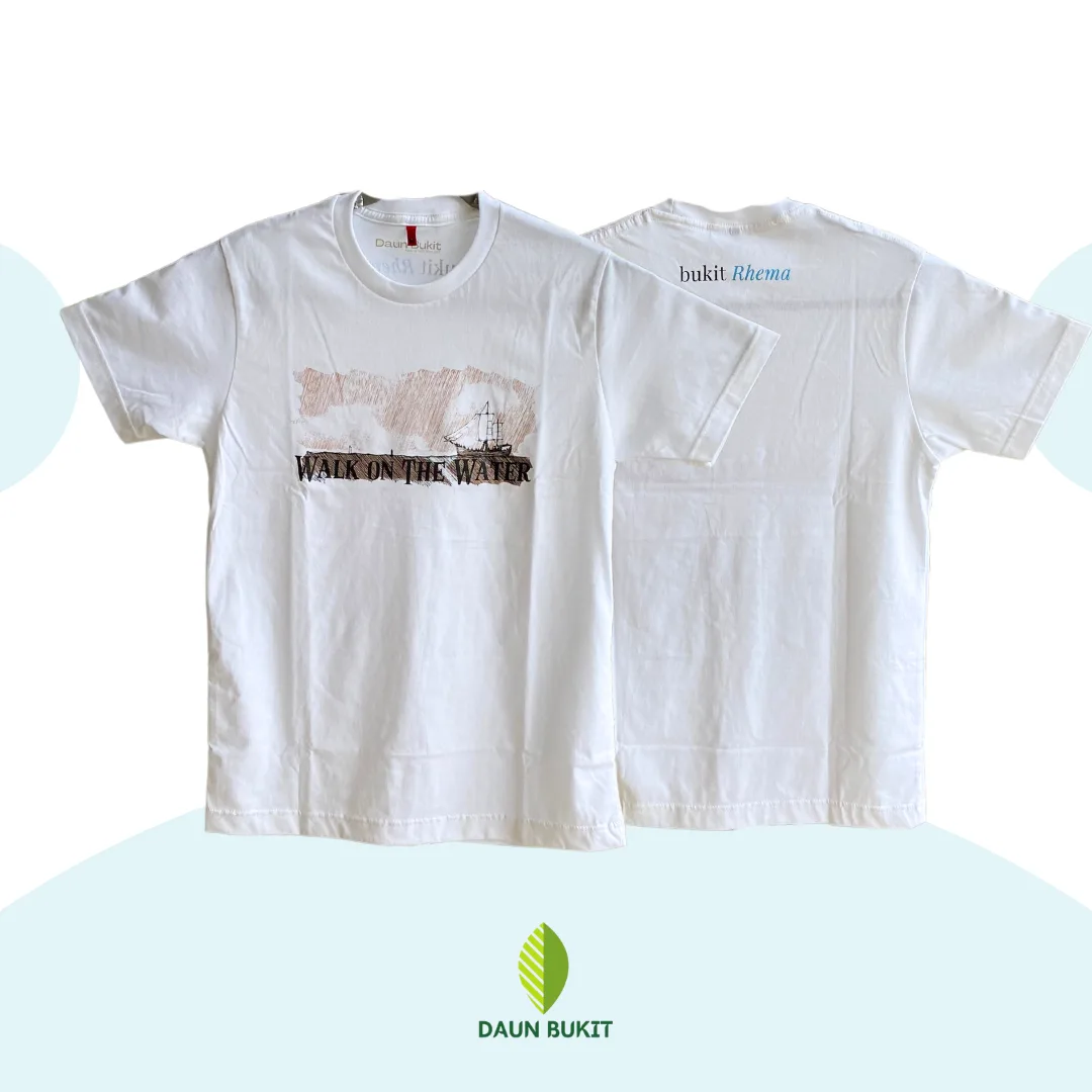 Kaos Rohani Kristen - Walk On the Water - koleksi Tshirt