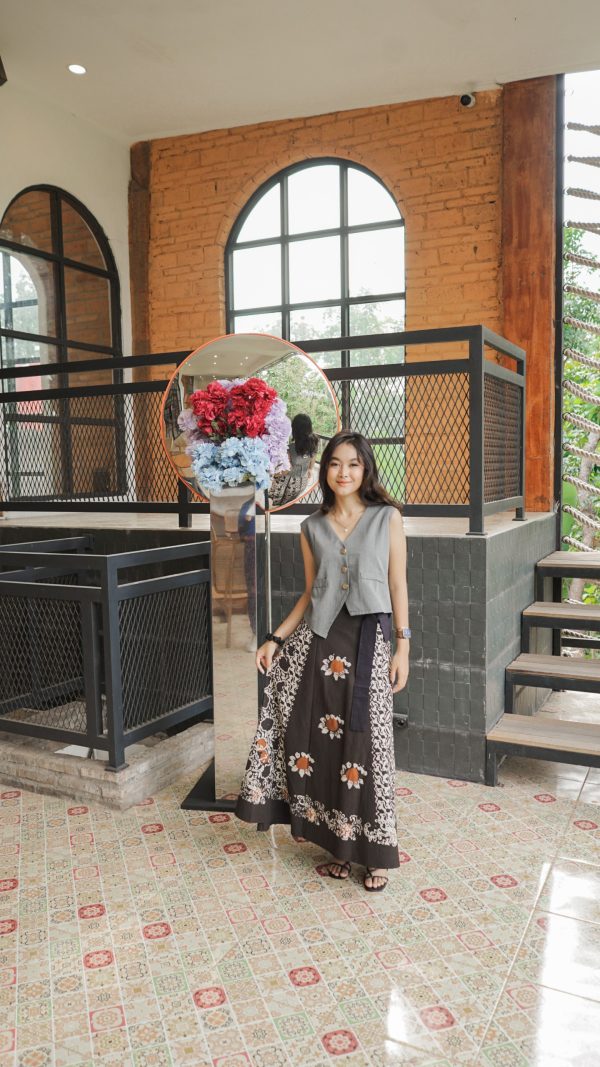 Rok Lilit Wanita Batik Cap