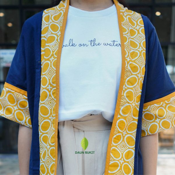 Cardigan Kimono Kawung Pendek