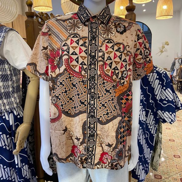 Kemeja Batik Pria Motif Mix Katun Premium