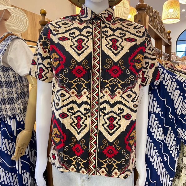Kemeja Batik Pria Motif Mix Katun Premium