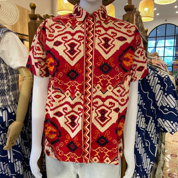 Kemeja Batik Pria Motif Mix Katun Premium