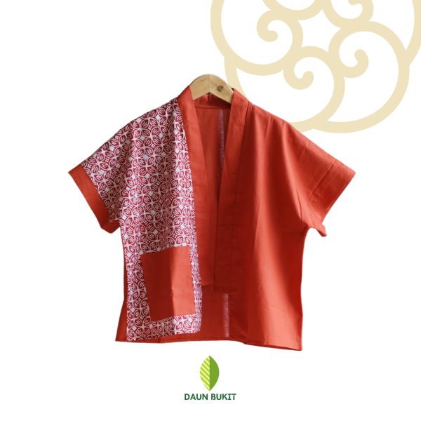 Outer Batik Wanita - Prastika Outer Motif Batik Kawung