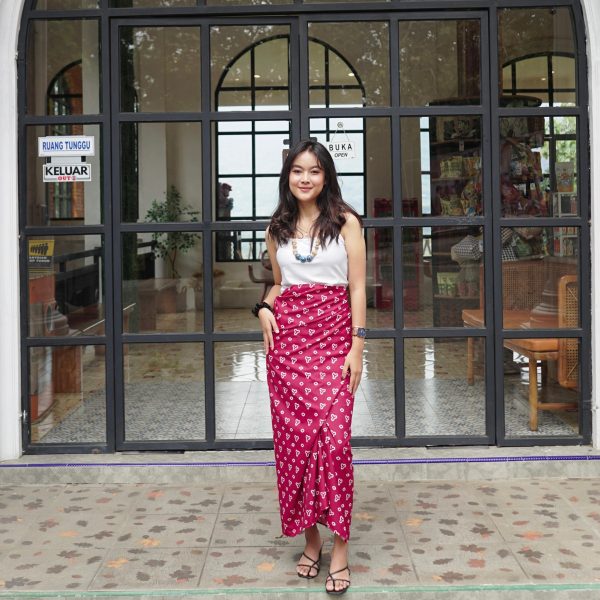 Rok Batik Lilit Wanita Motif Batik Jumputan