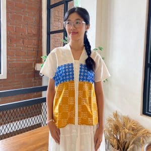 Batik Wanita - Larasati Blouse Linen - koleksi Batik, Batik Wanita
