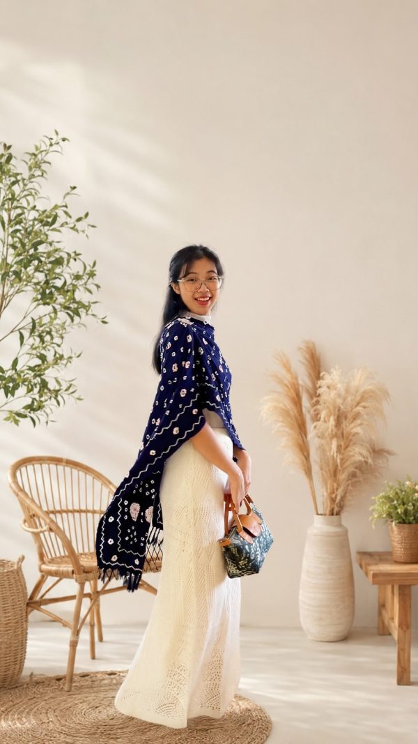 Kain Slendang Batik Jumputan