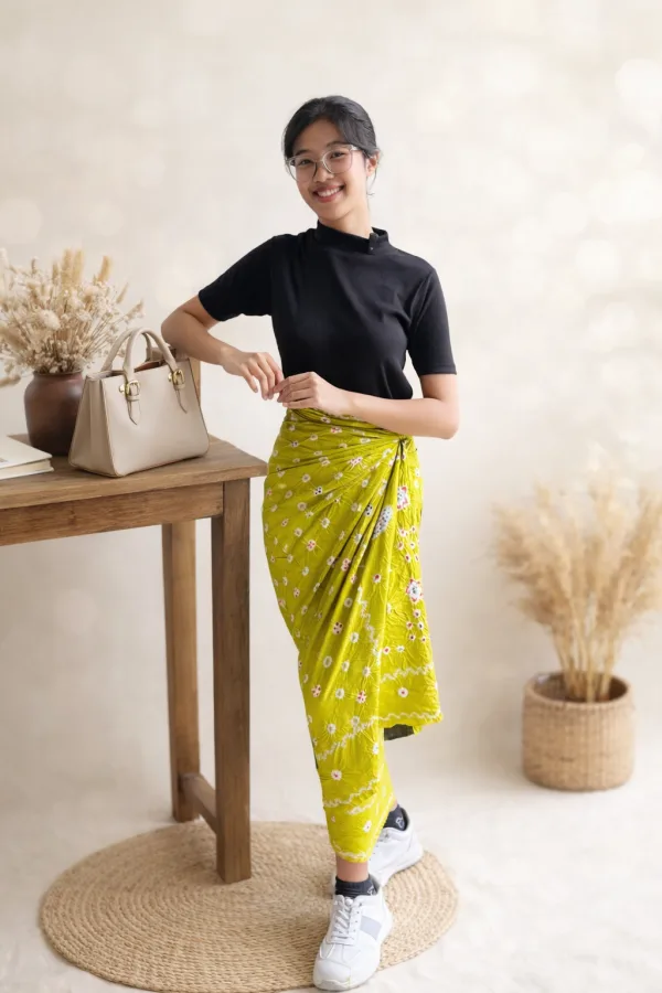 Kain Slendang Batik Jumputan