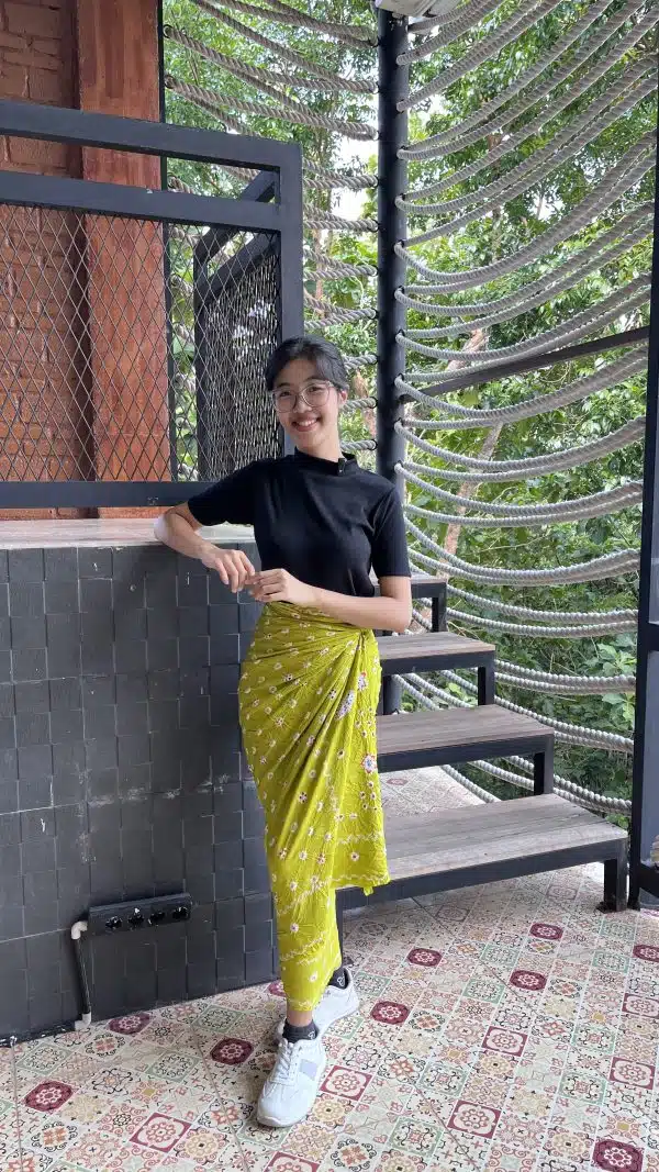 Kain Slendang Batik Jumputan