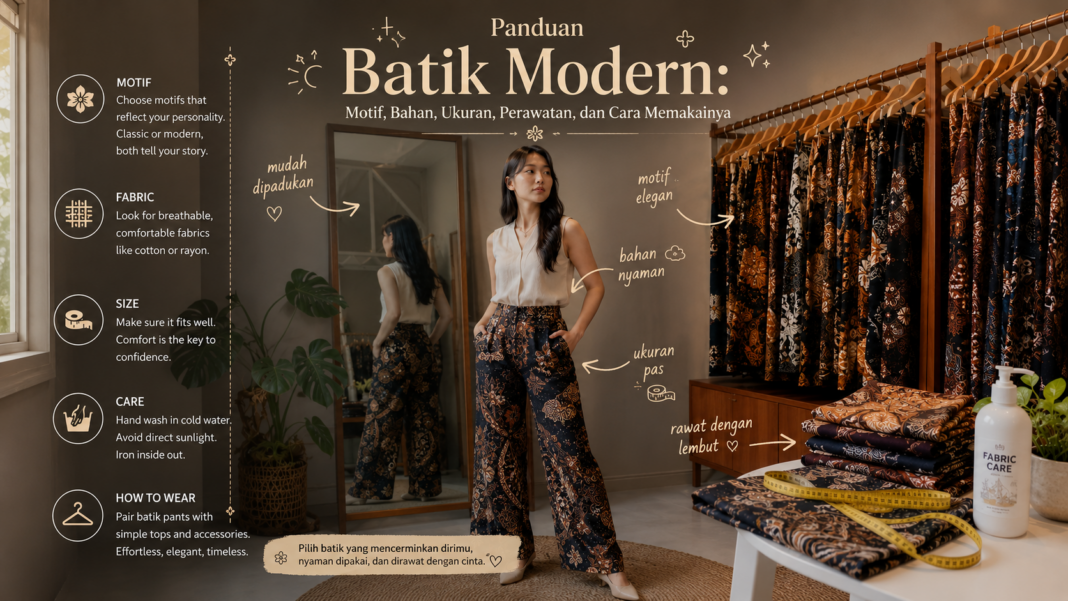 panduan batik modern